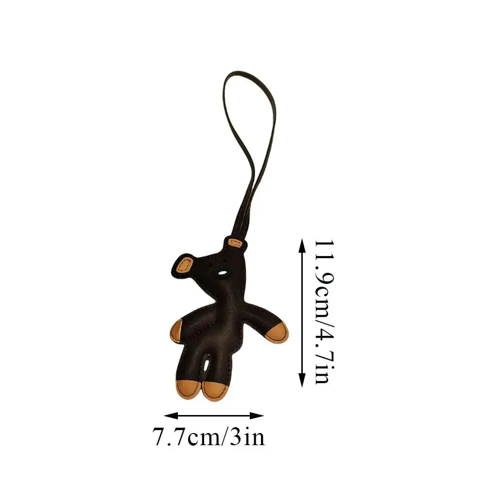 Korean Style Bear Charm – Unisex Bag Accessory