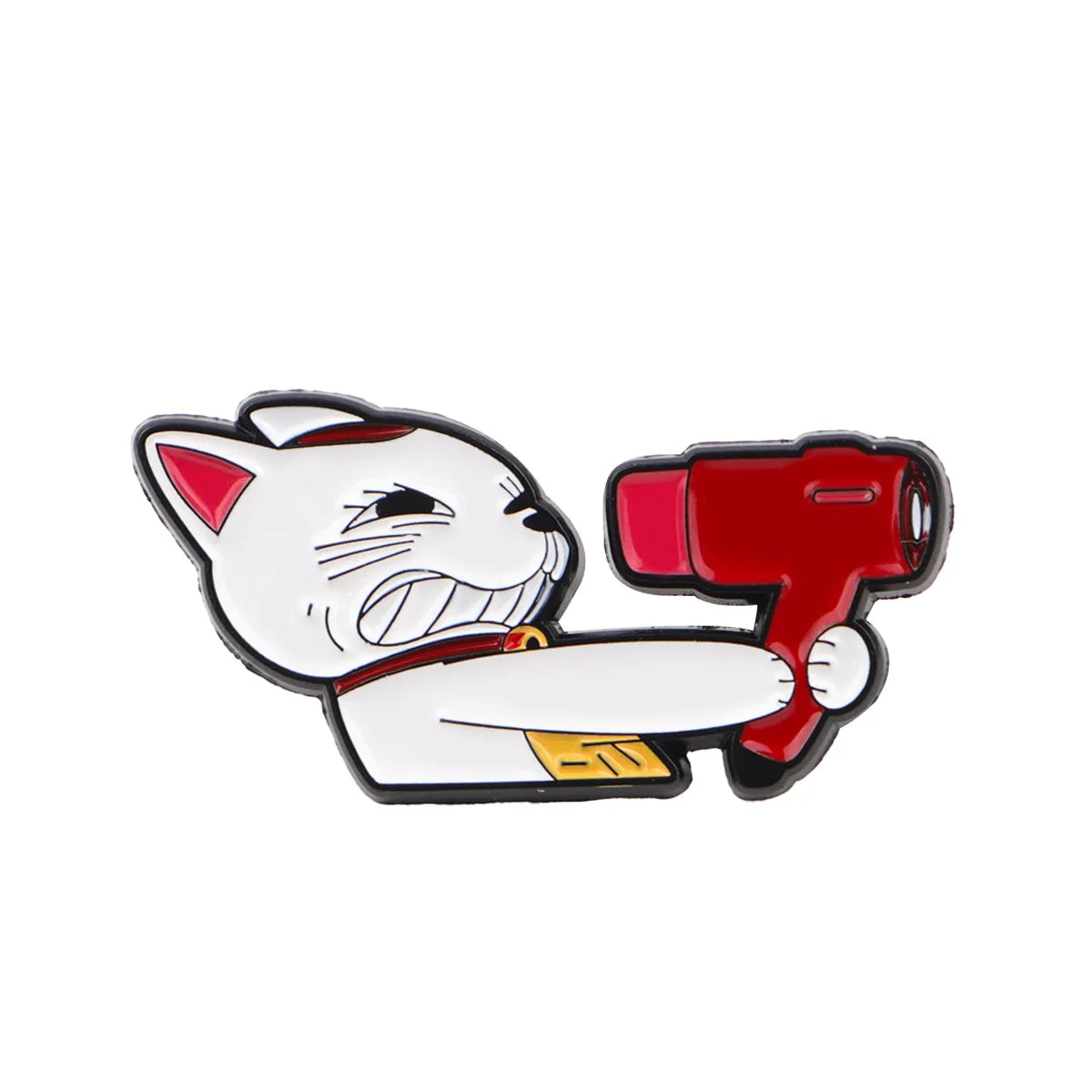 Adorable Cat Pin – Anime Brooch for Backpack & Clothes
