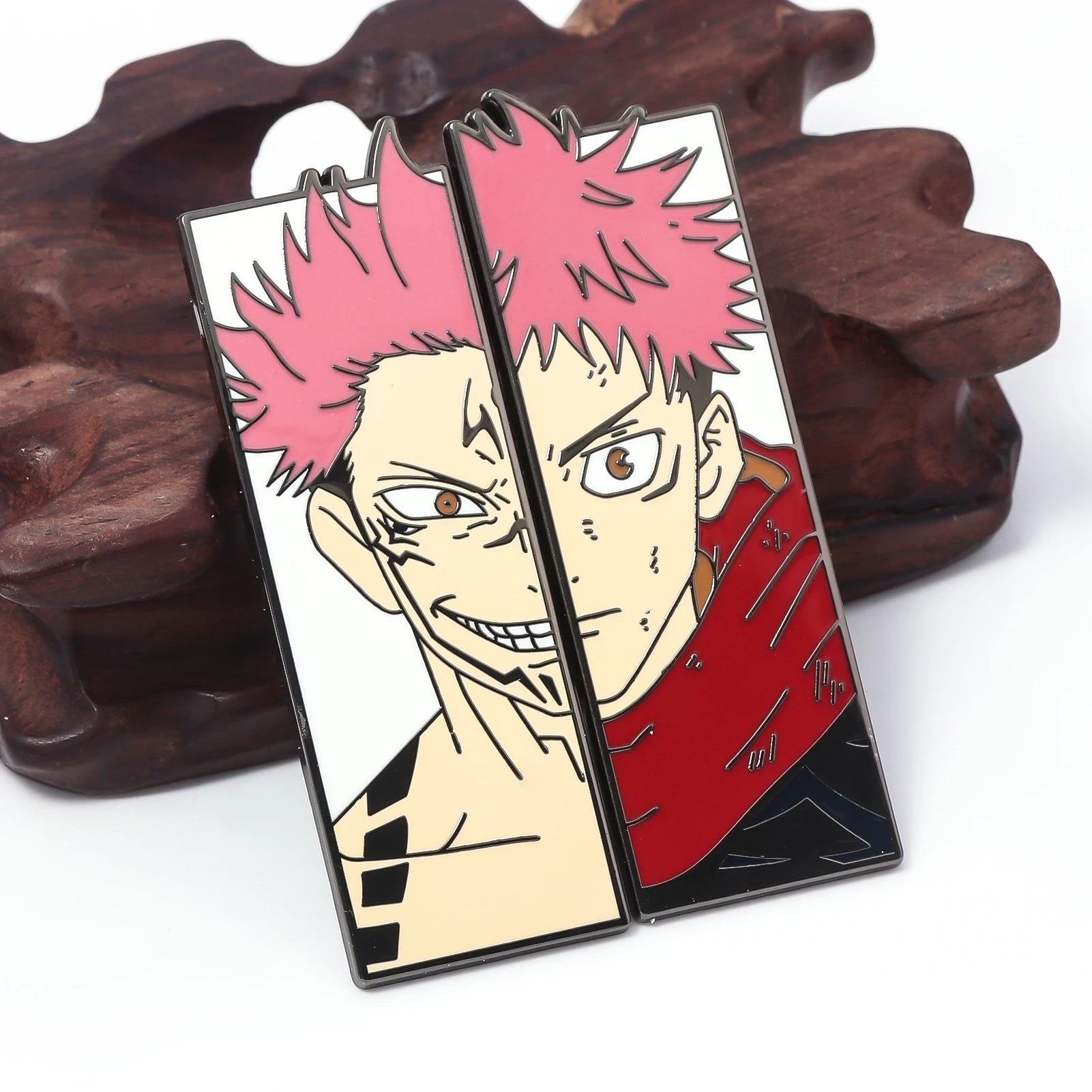 Jujutsu Kaisen sukuna yuji Enamel Brooch – Anime Lapel Pin for Fans & Collectors