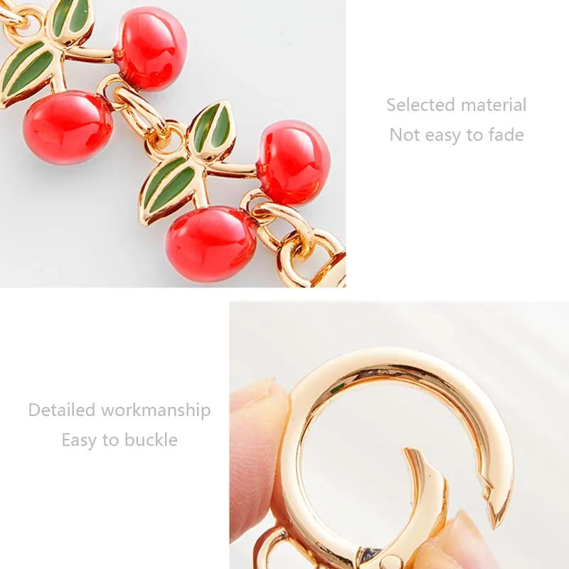 Cherry Shoulder Strap Chain – Bag Accessory