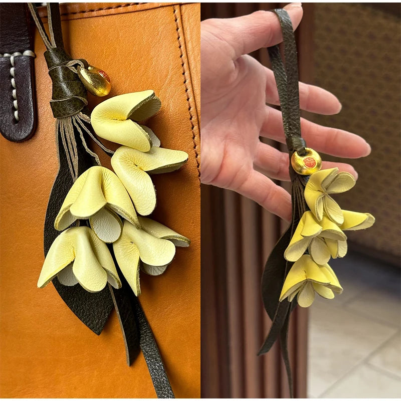 “She Blooms” Tulip Keychain