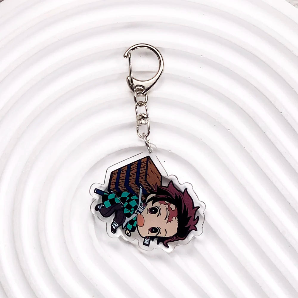 Demon Slayer Anime Keychain – Acrylic Character Bag Charm