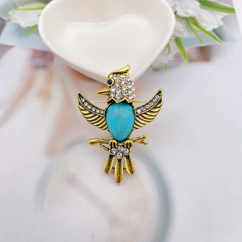 Flying Bird Brooch Pin