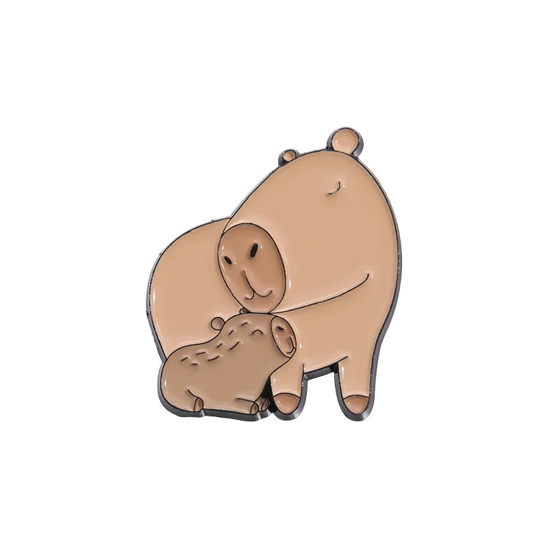 Kawaii Animal Brooch – Cute Enamel Pin Series