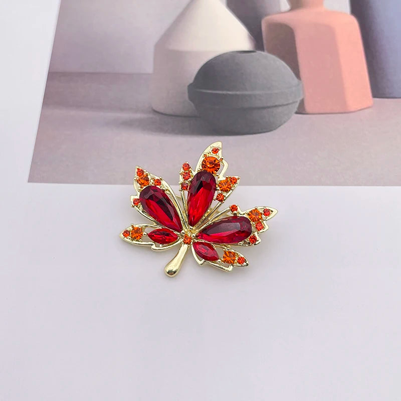 Blue Enamel Butterfly Brooch