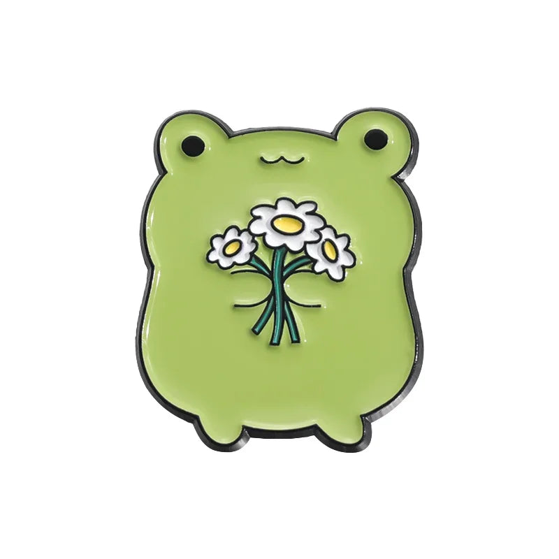 Kawaii Animal Brooch – Cute Enamel Pin Series