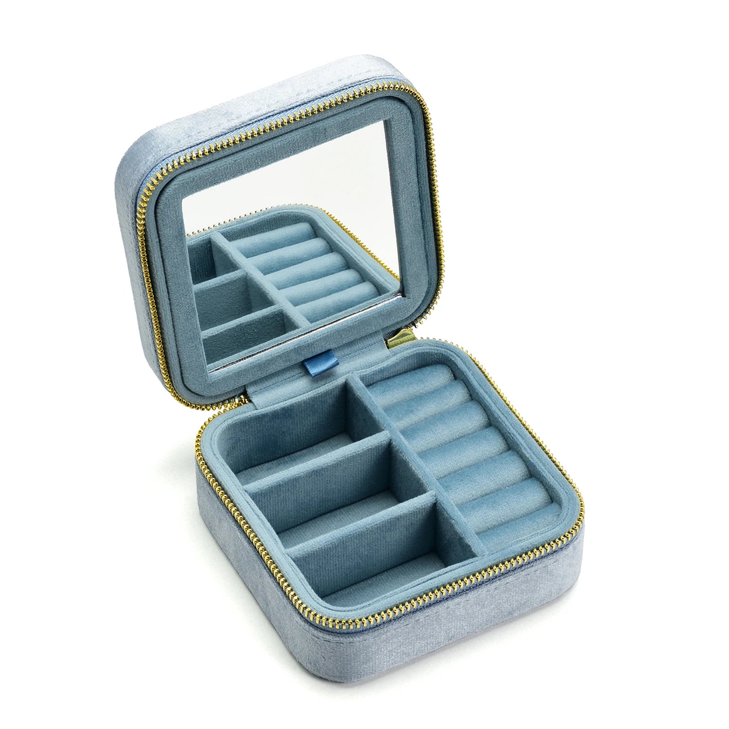 Vintage Velvet Jewelry Box