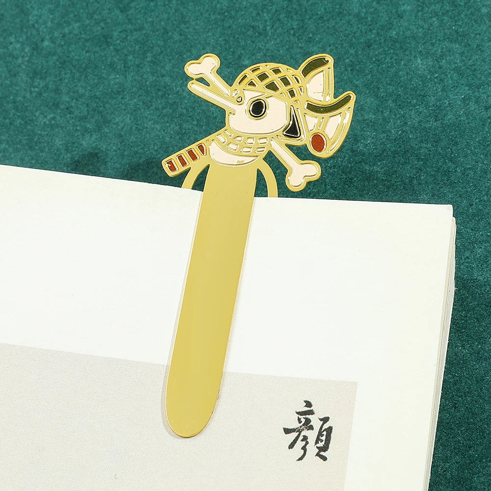 One Piece Metal Bookmarks – Anime Collectible Gift for Fans & Book Lovers
