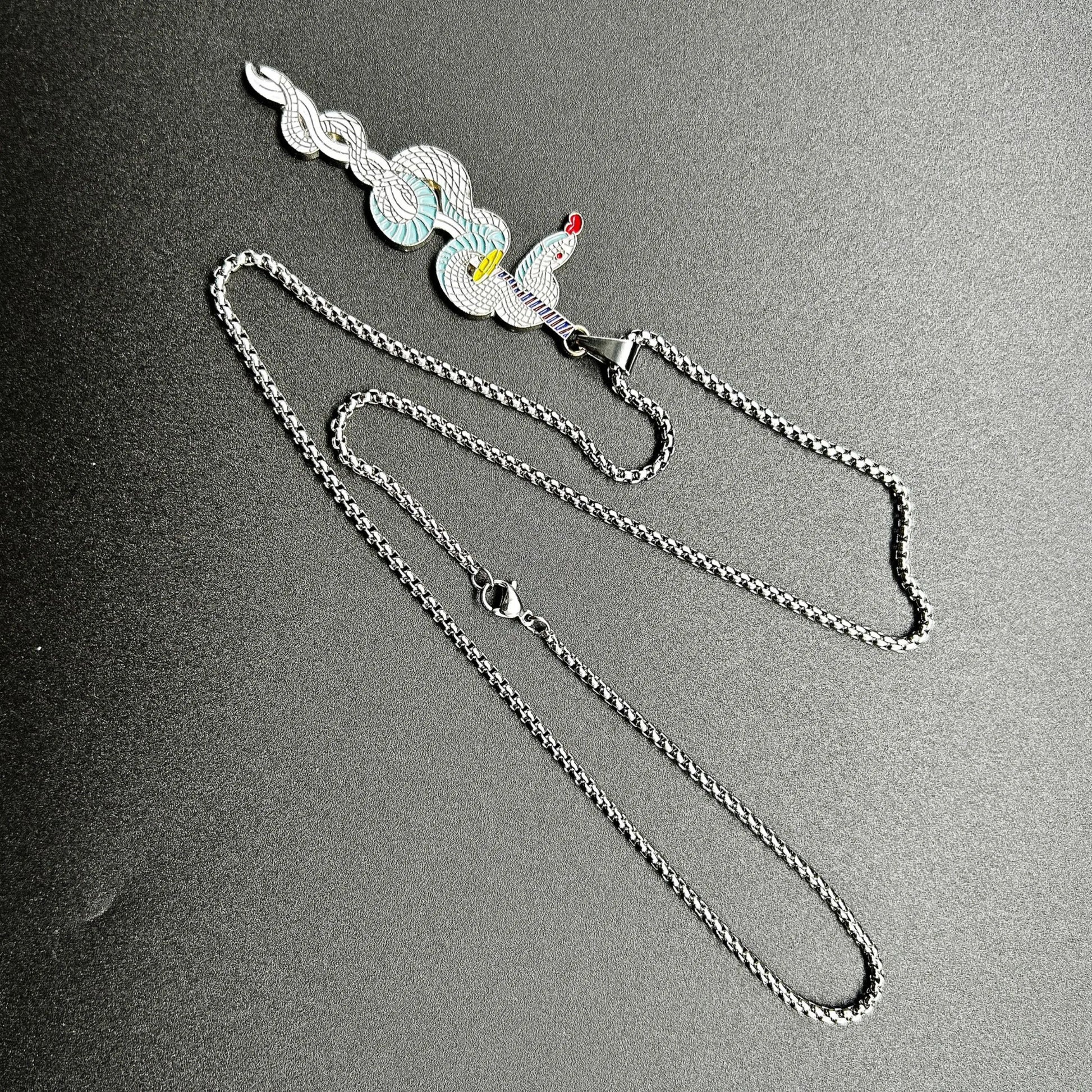 Demon Slayer Necklace – Kimetsu no Yaiba Enamel Pendant Choker Cosplay Jewelry