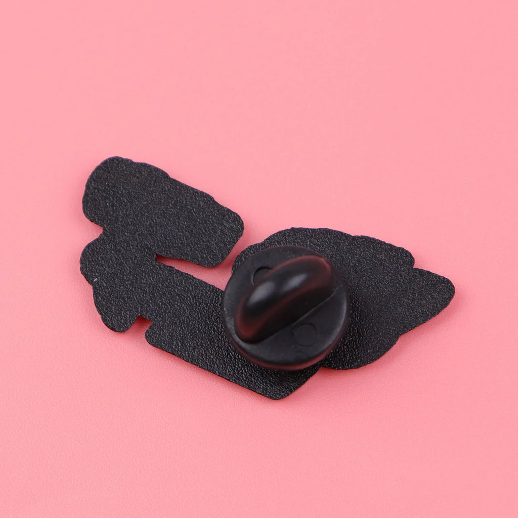 Adorable Cat Pin – Anime Brooch for Backpack & Clothes
