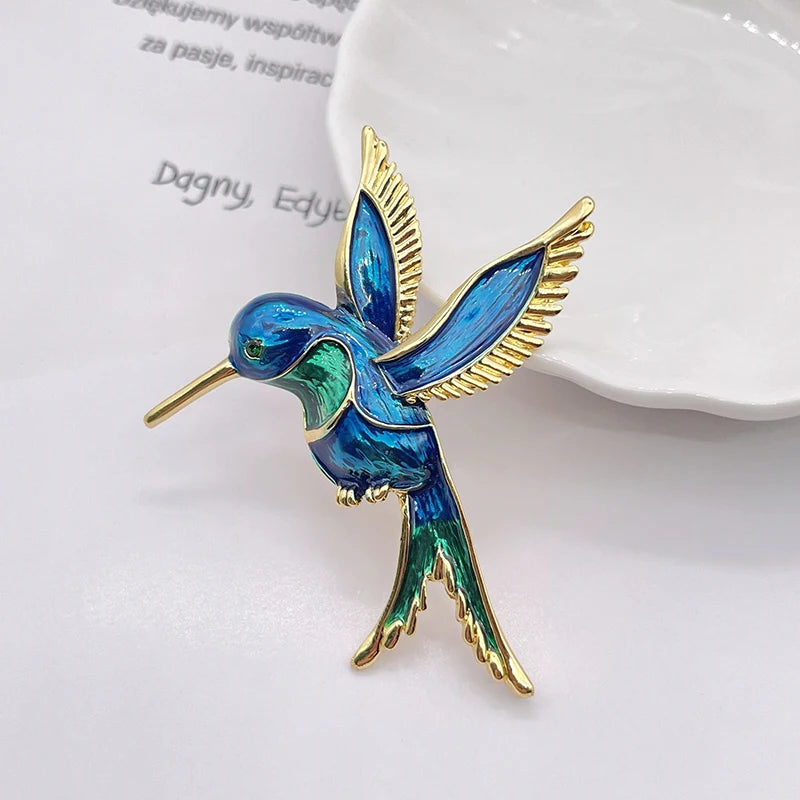 Flying Bird Brooch Pin