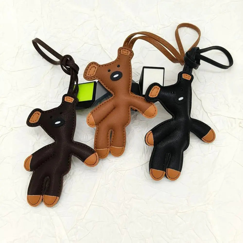 Korean Style Bear Charm – Unisex Bag Accessory