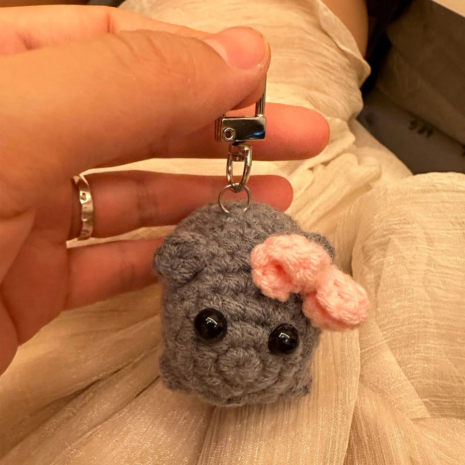 Sad Hamster Keychain for her