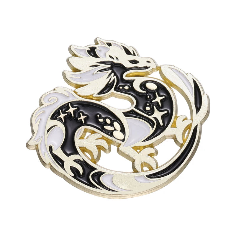 Animal Enamel Pin – Eagle, Dragon & Bird Brooch Badge