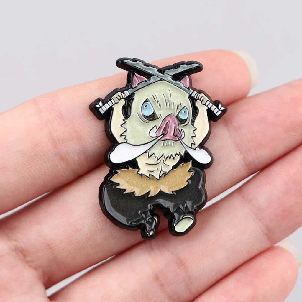 demon slayer brooches