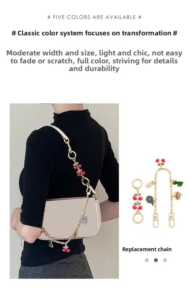 Cherry Shoulder Strap Chain – Bag Accessory