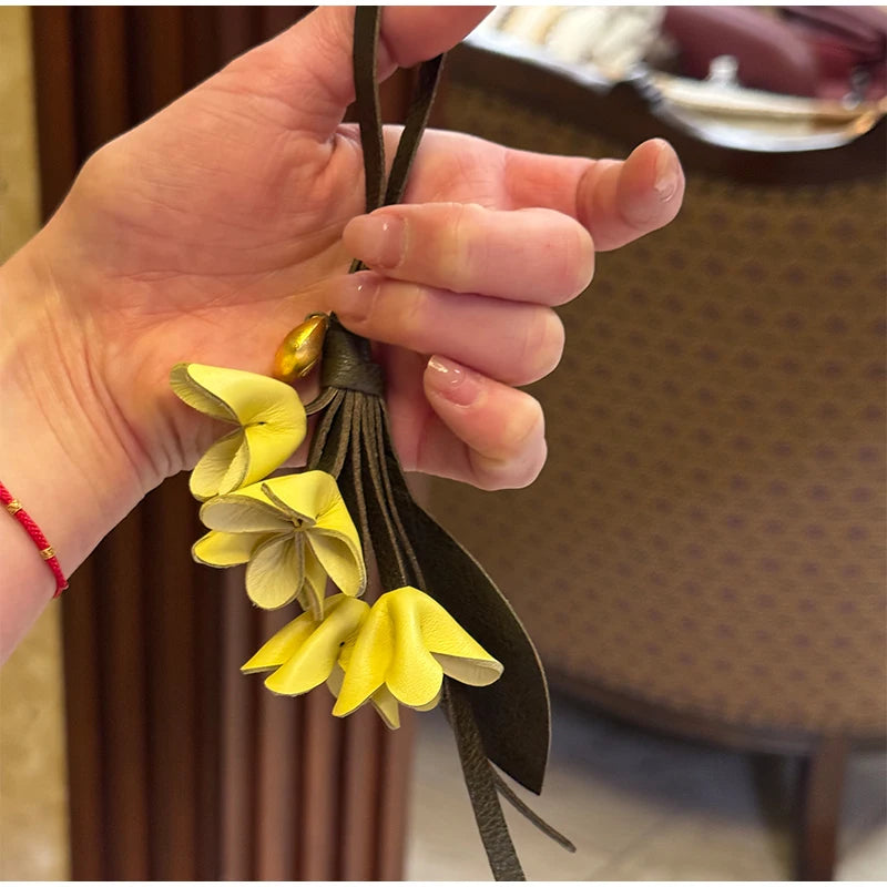 “She Blooms” Tulip Keychain