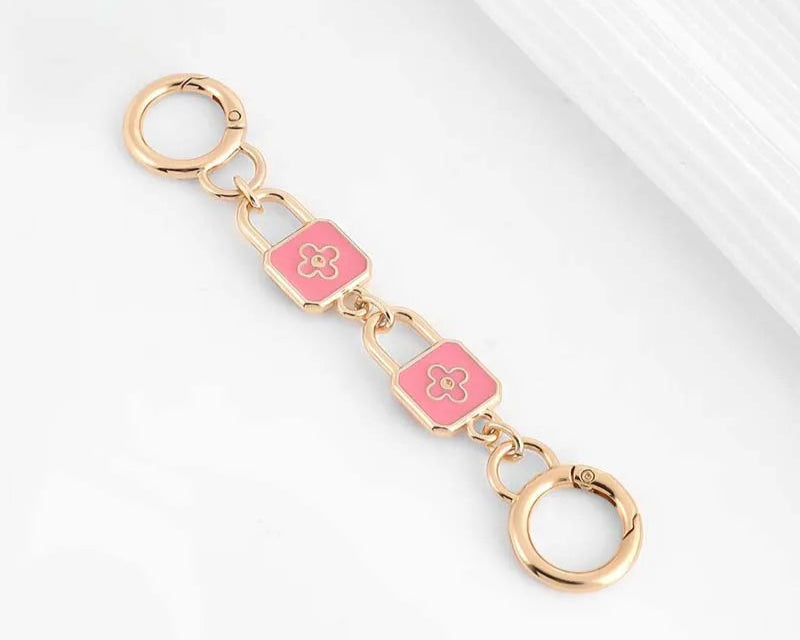 Pink Shoulder Bag Extension Chain