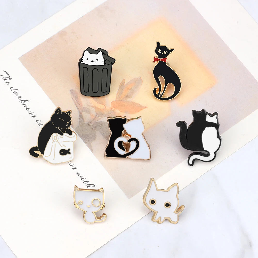 Cat Lover Collection – Cute Enamel Brooches