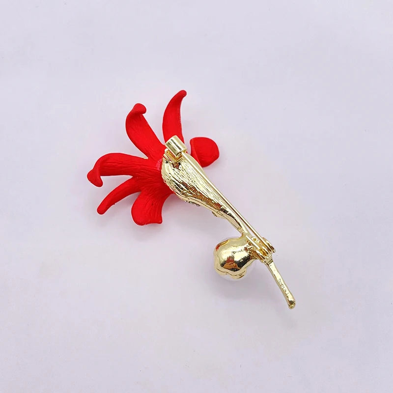 Sparkling Peony Brooch Jewelry