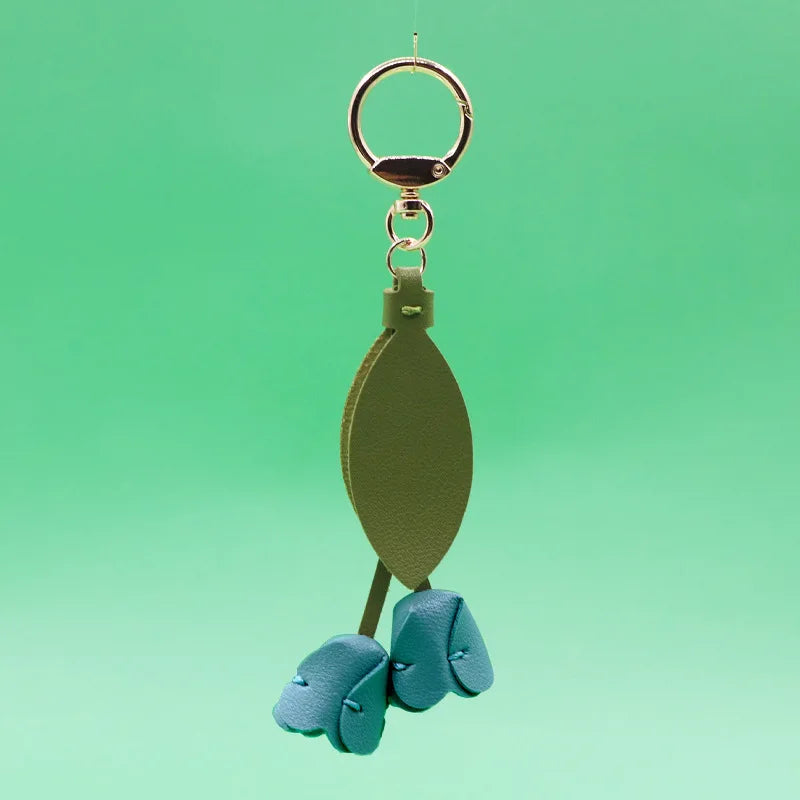 “She Blooms” Tulip Keychain