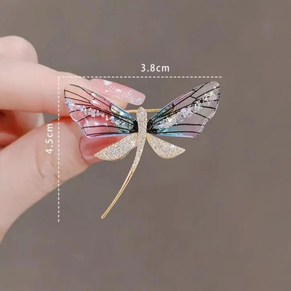 Vintage Dragonfly Brooch – Elegant Insect Pin for Women