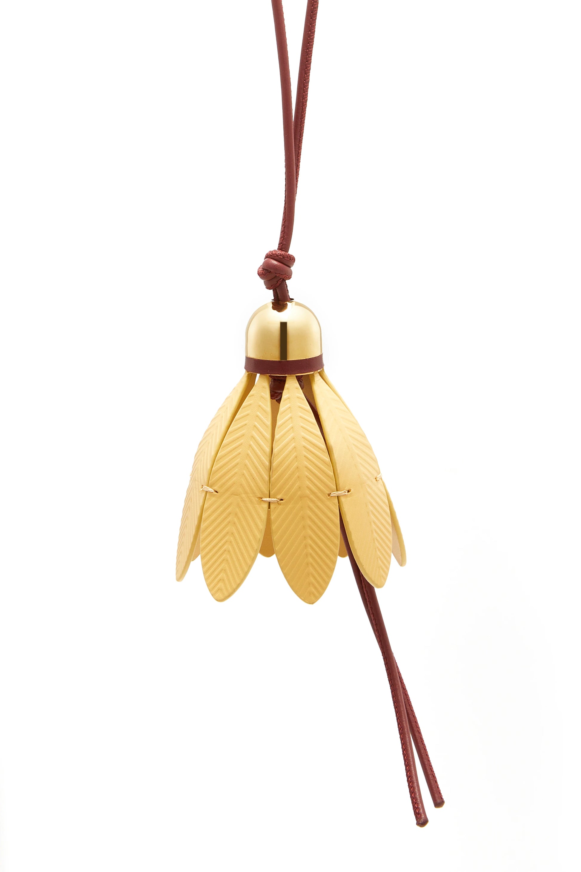 White Badminton Keychain – Luxury Bag Accessory