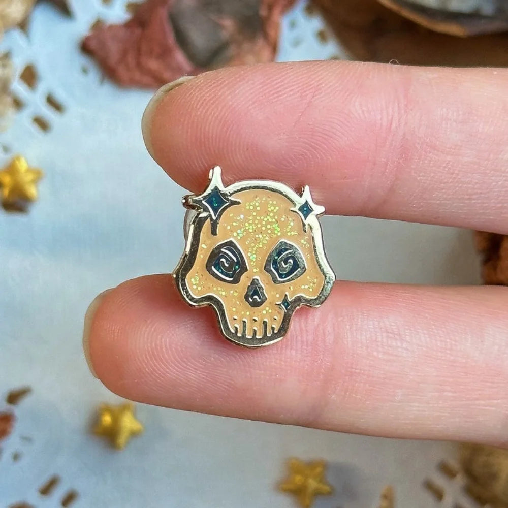 Spooky Friends Enamel Pin Set – Bat, Ghost & Candy Corn