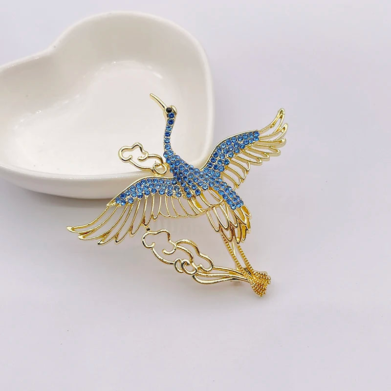 Flying Bird Brooch Pin