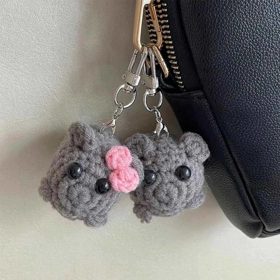 Sad Hamster Keychain for her