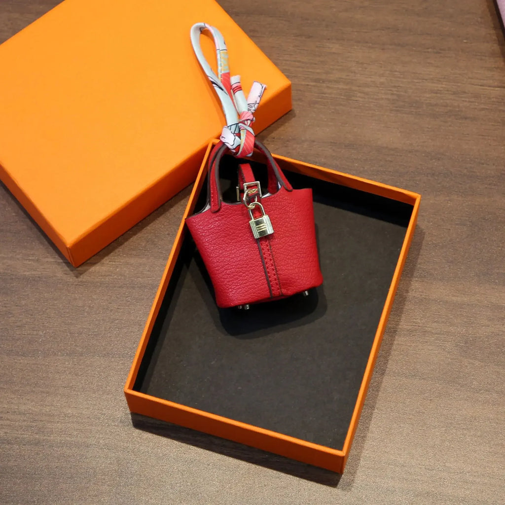 Mini Basket Leather Pouch – 2025 Lightweight Daily Bag