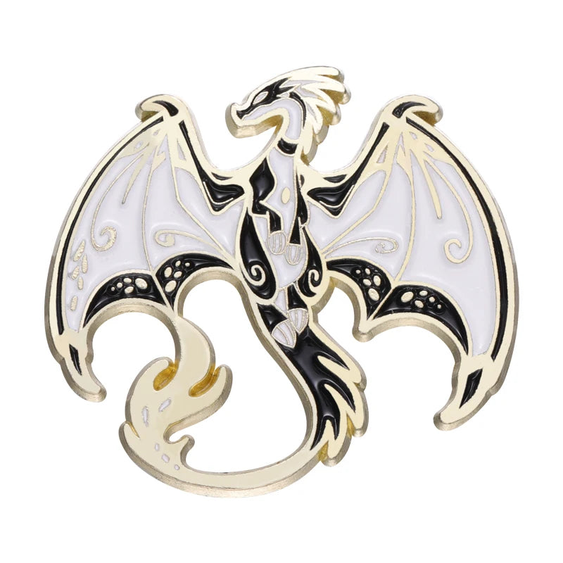 Animal Enamel Pin – Eagle, Dragon & Bird Brooch Badge