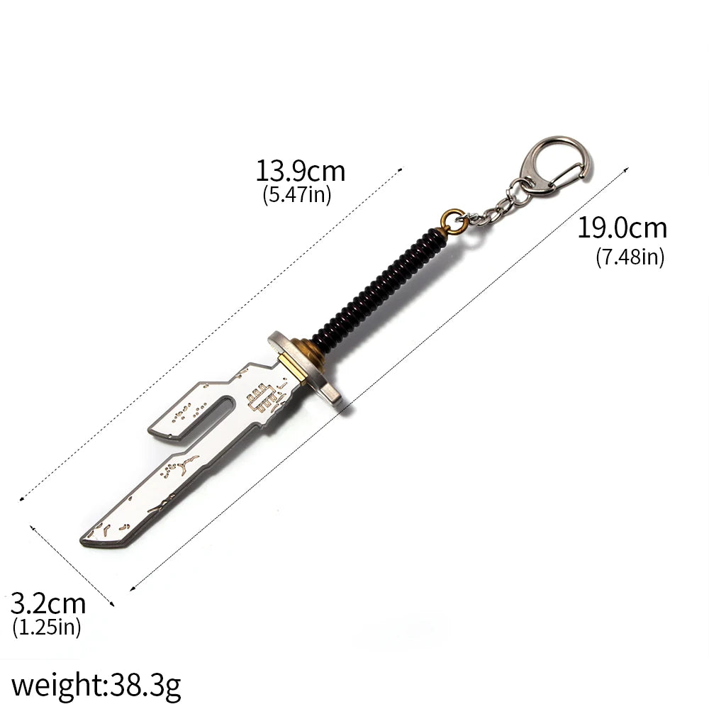 Jujutsu Kaisen Keyring – Nanami, Fushiguro & Toji Weapon Model Pendant