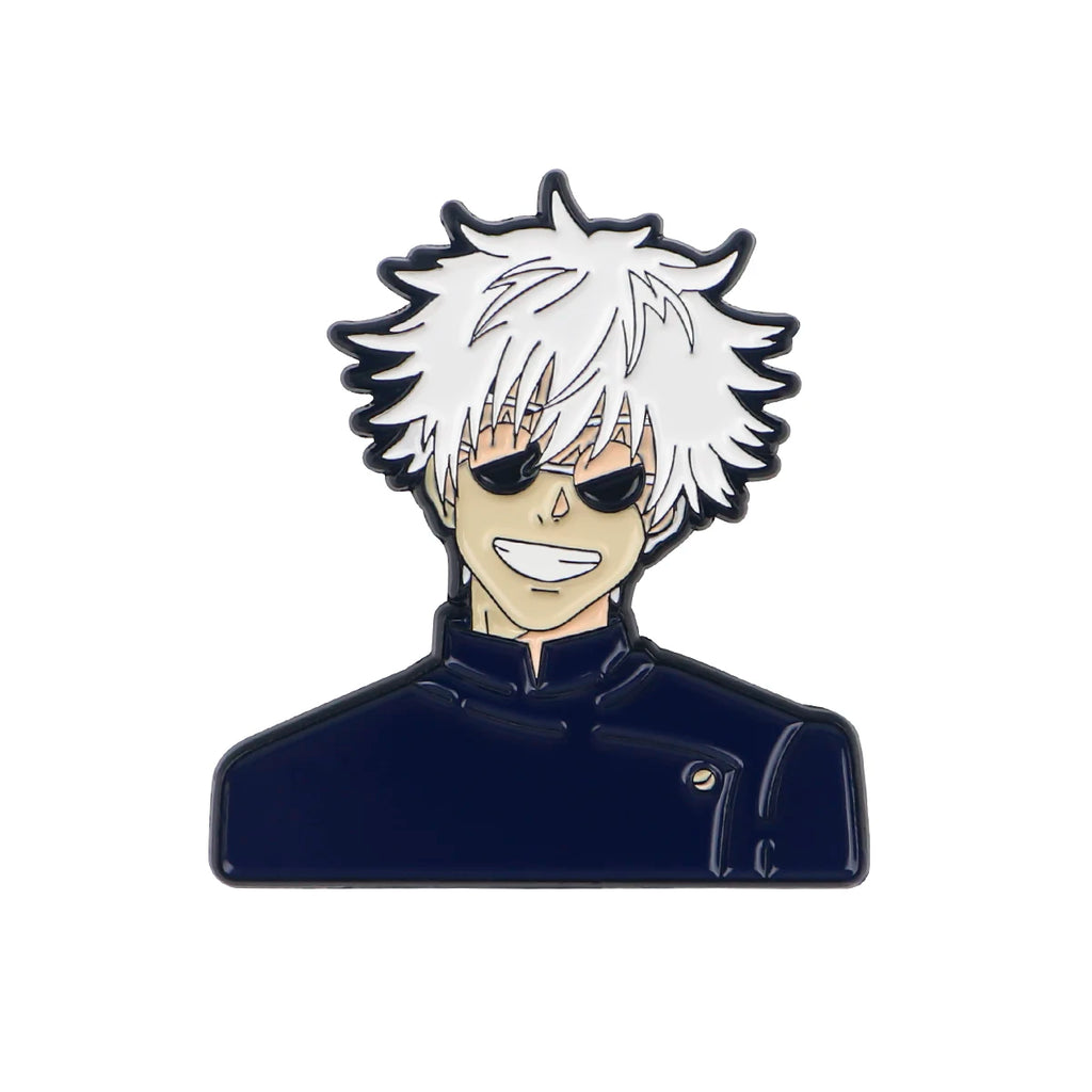 Gojo Satoru Badge – Anime Briefcase & Backpack Pin