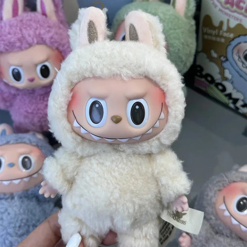 cute LABUBU monter keychain blind box
