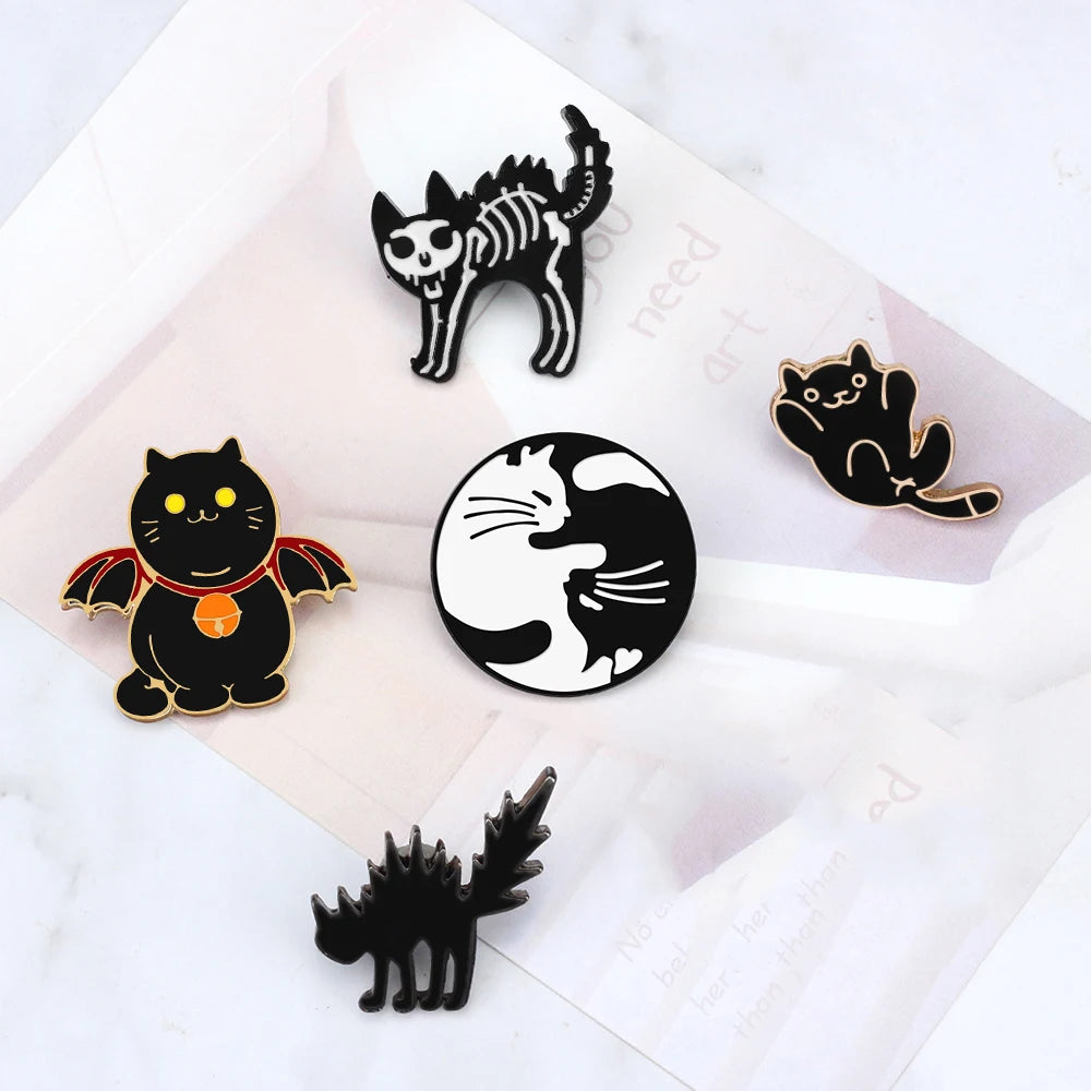 Cat Lover Collection – Cute Enamel Brooches