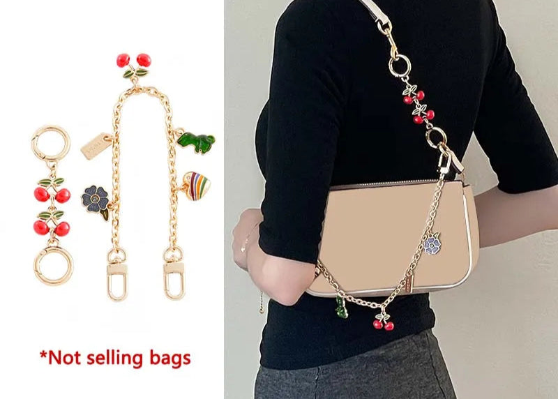 Cherry Shoulder Strap Chain – Bag Accessory