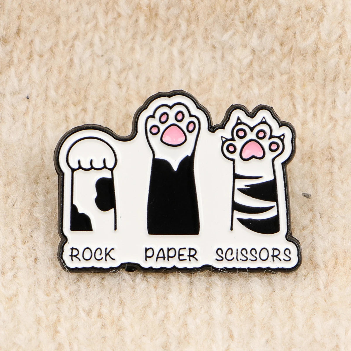 Cute Cat Paw Enamel Pin – Kawaii Animal Brooch