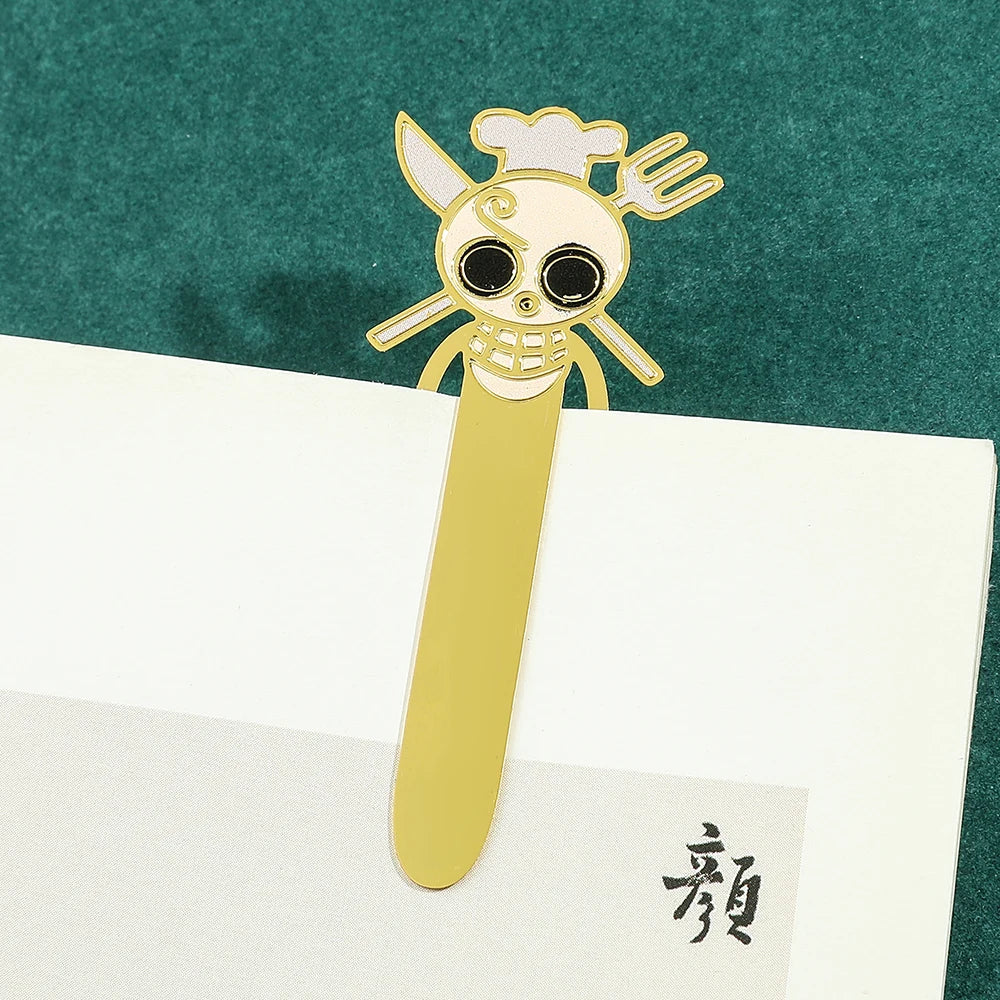 One Piece Metal Bookmarks – Anime Collectible Gift for Fans & Book Lovers