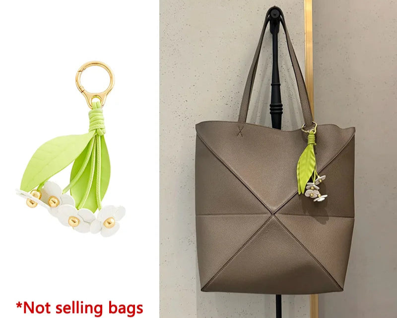 Floral Strawberry Bag Pendant for Women
