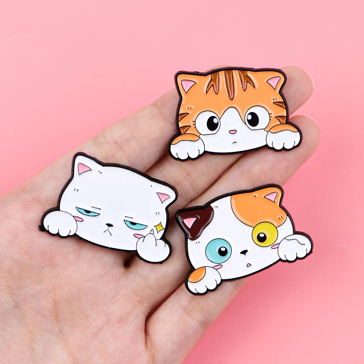Cat Lover Enamel Pin – Fun Gift Jewelry