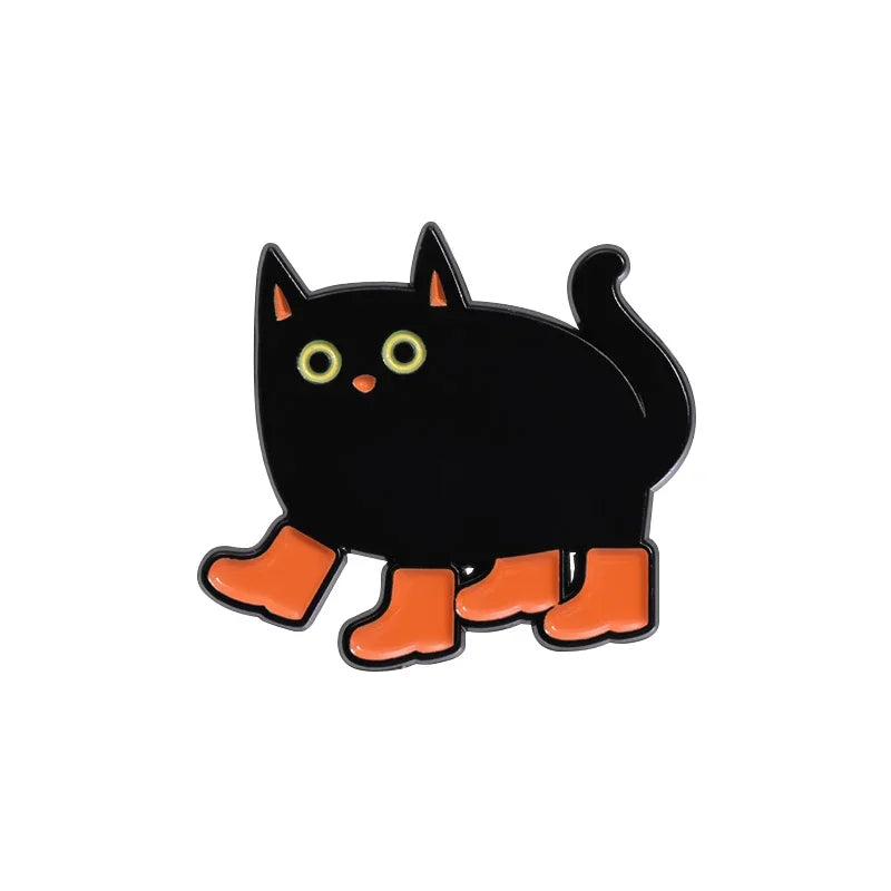 Kawaii Animal Brooch – Cute Enamel Pin Series