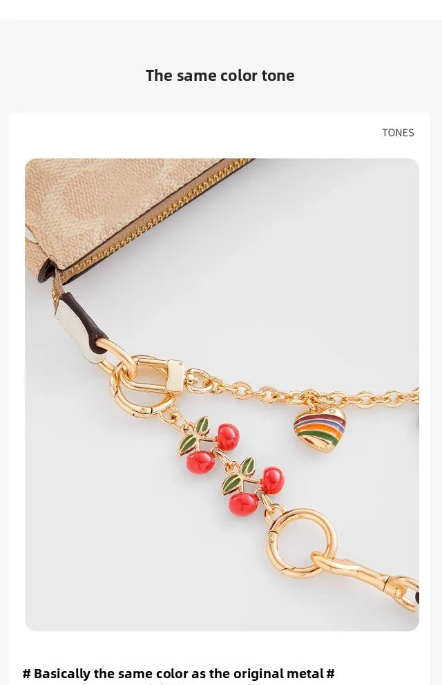 Cherry Shoulder Strap Chain – Bag Accessory