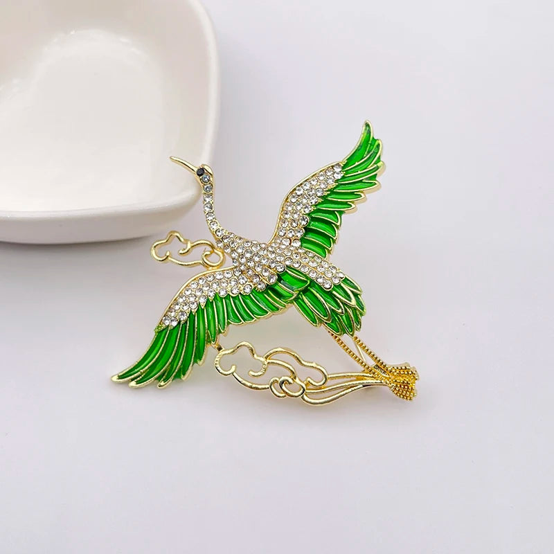 Flying Bird Brooch Pin