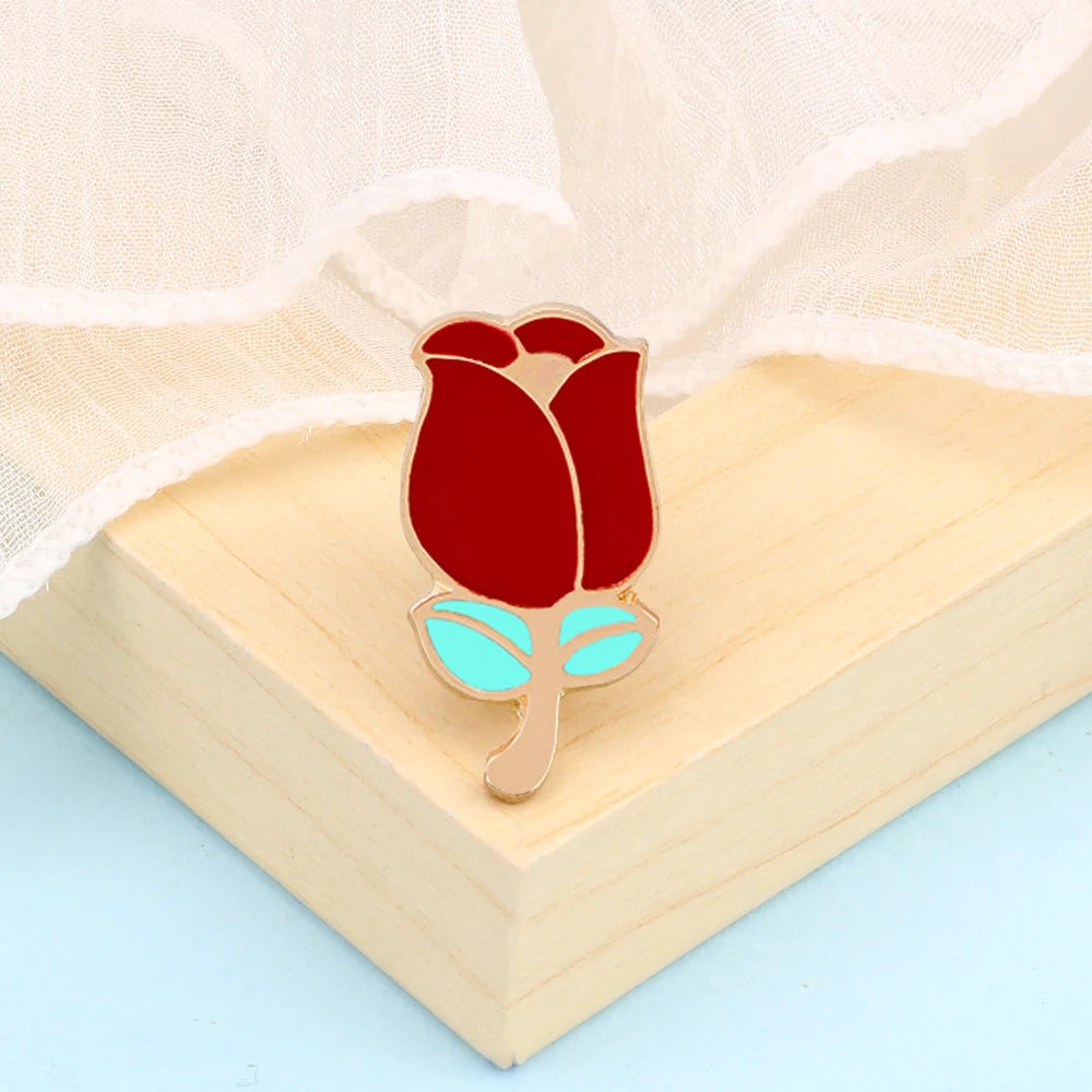 Cute Cartoon Bee Picking Honey Enamel Brooch – Sunflower & Daisy Pins for Women, Kids & Couples