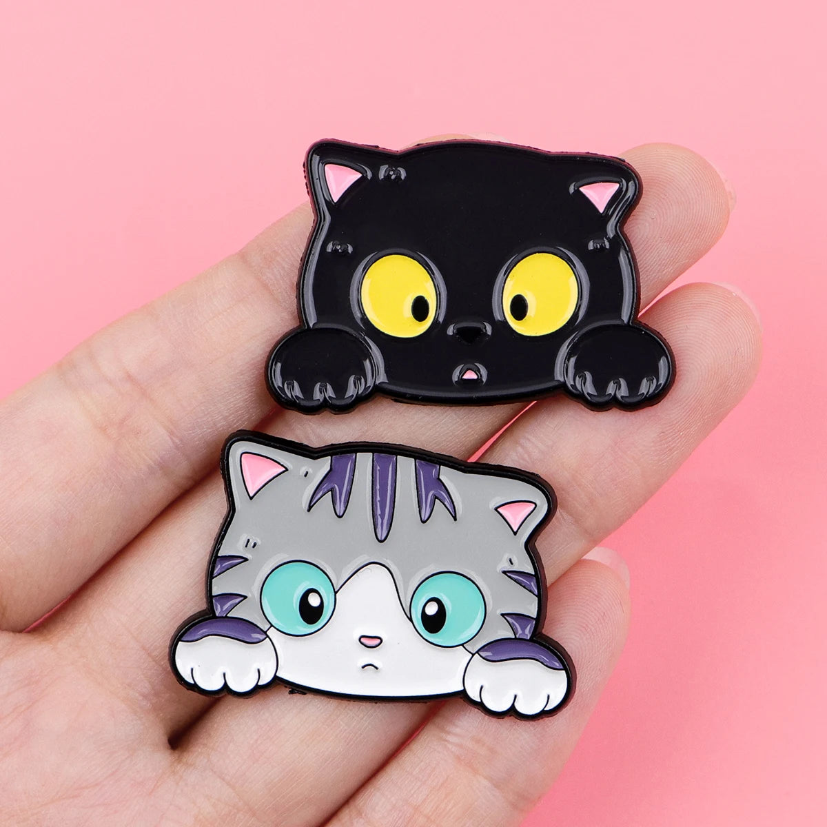 Cat Lover Enamel Pin – Fun Gift Jewelry