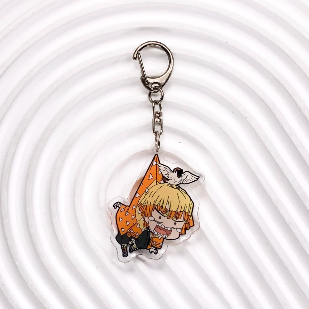 Demon Slayer Anime Keychain – Acrylic Character Bag Charm
