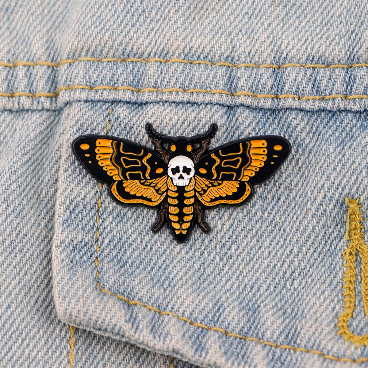 Halloween Moth Badge