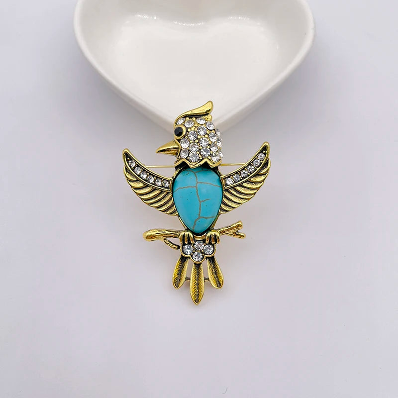 Flying Bird Brooch Pin