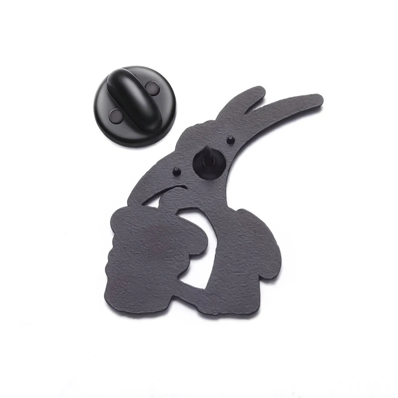 Hercules Panic Soda Enamel Pin – Funny Cartoon Brooch Badge